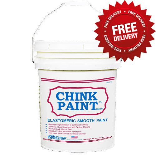 Chink Paint Smooth - Free Shipping on 5 Gallon Pails